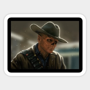 Radioactive Cowboy Sticker